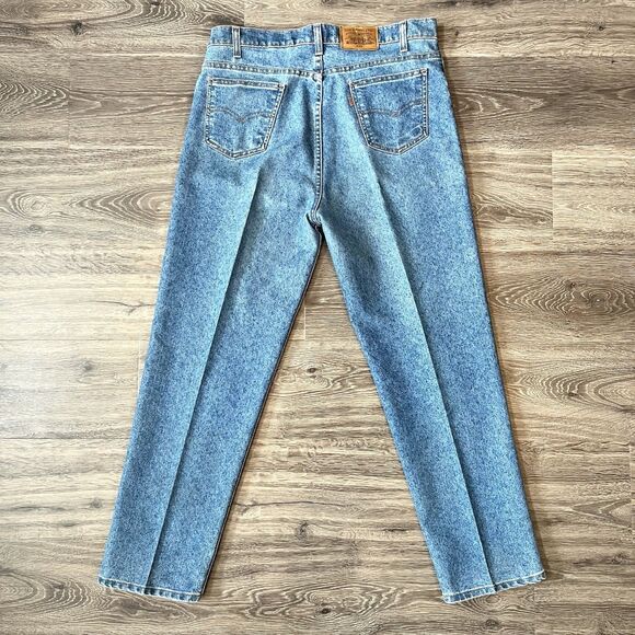 Vintage Levi's 540 1990s Relaxed Fit Jeans Made in USA Men 36x29 Brown Tab - Picture 2 of 12